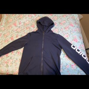 Navy blue Adidas hoodie xl